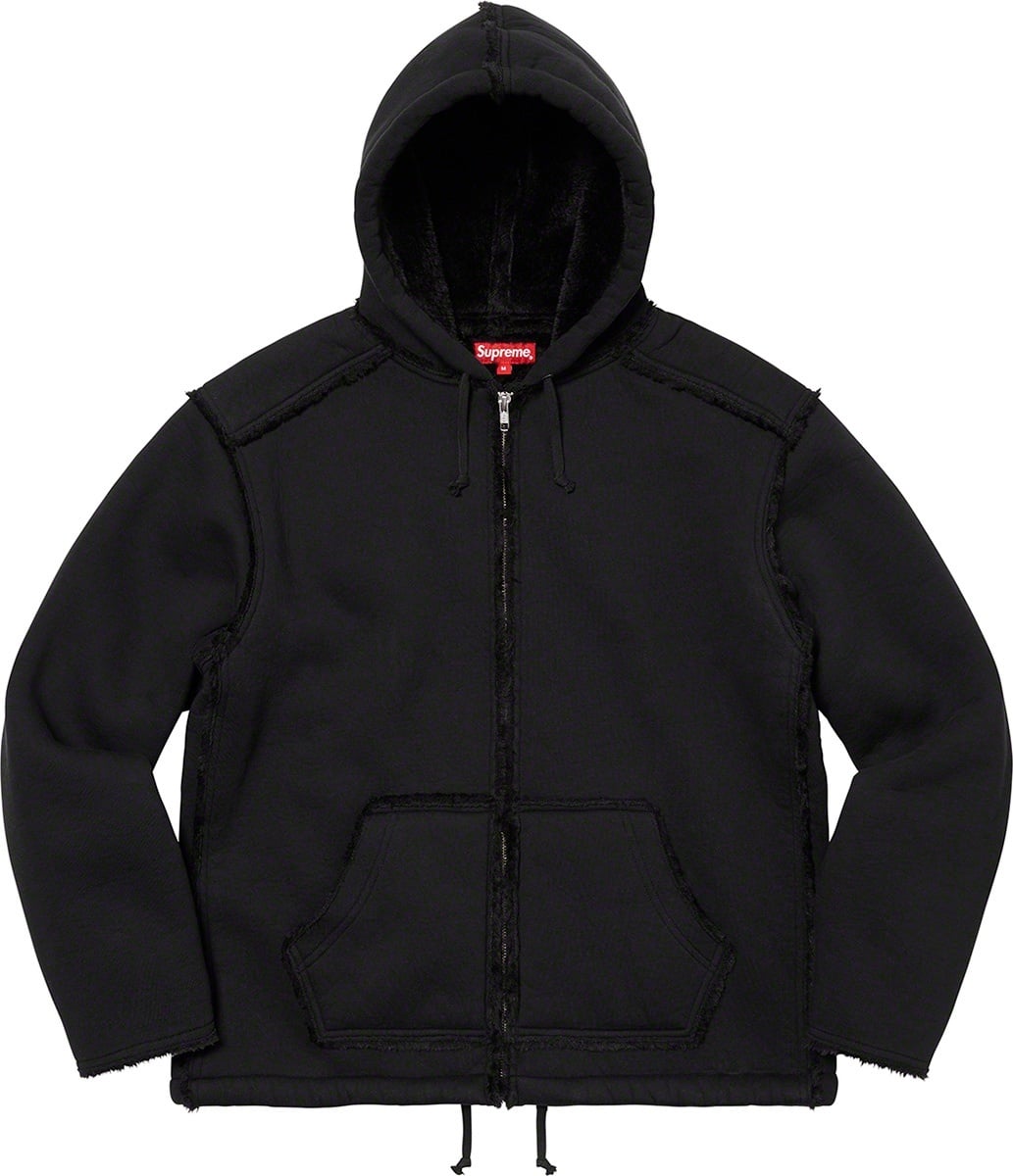 Faux Shearling Hooded Jacket view 14